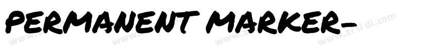 PERMANENT MARKER字体转换